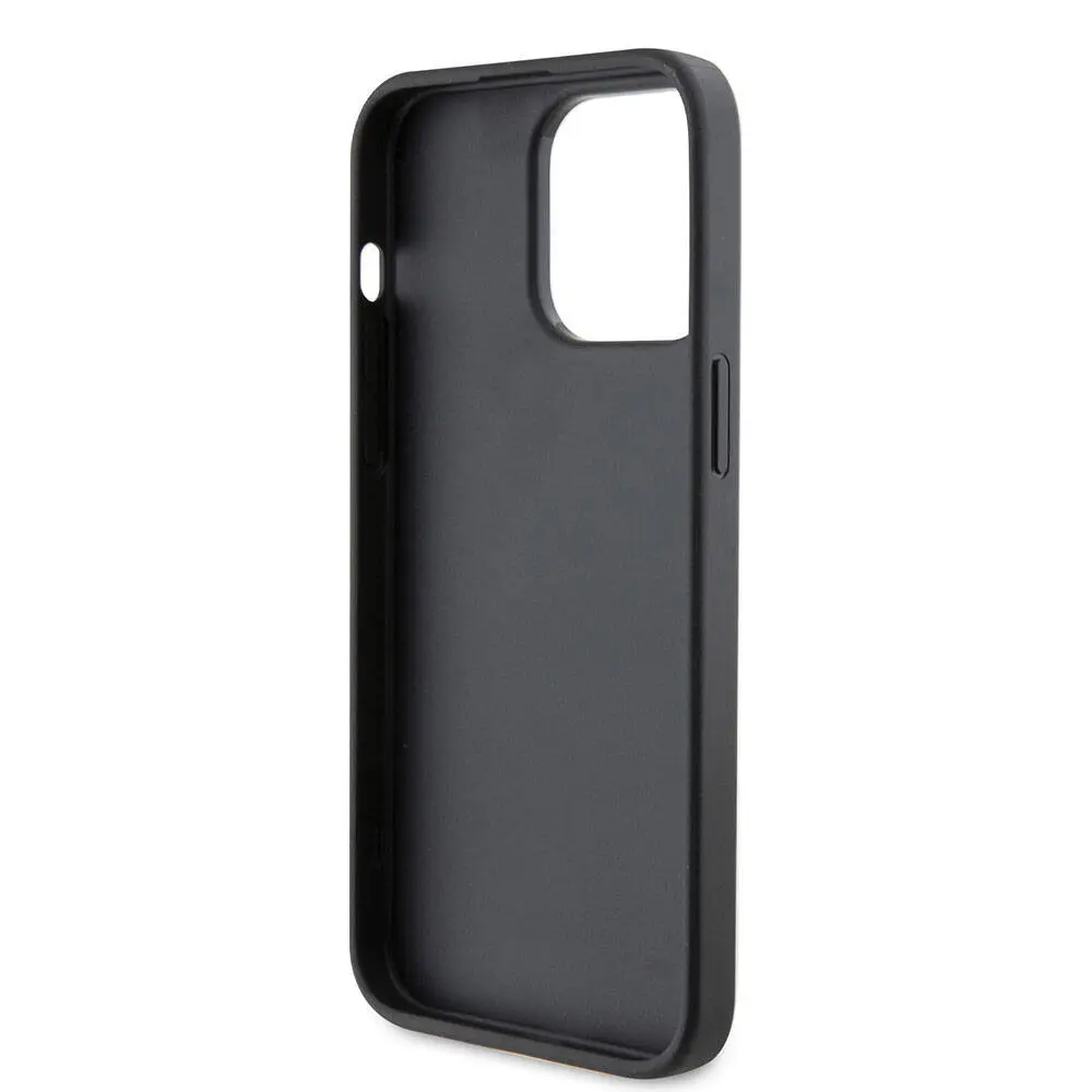 iPhone 15 Pro Max Kartlıklı Saffiano Kılıf - Karl Lagerfeld K&L Patch