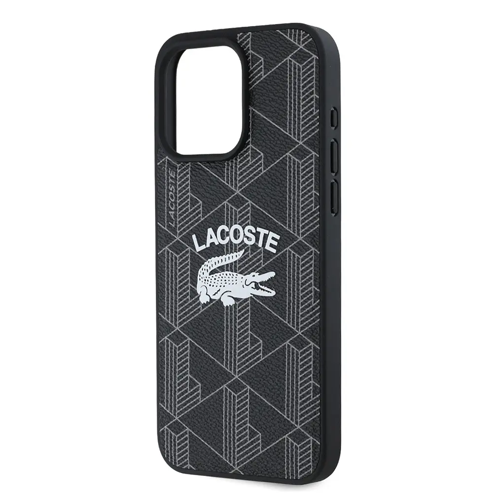 iPhone 15 Pro Max MagSafe Uyumlu Kılıf - Lacoste Mono Vintage Logo