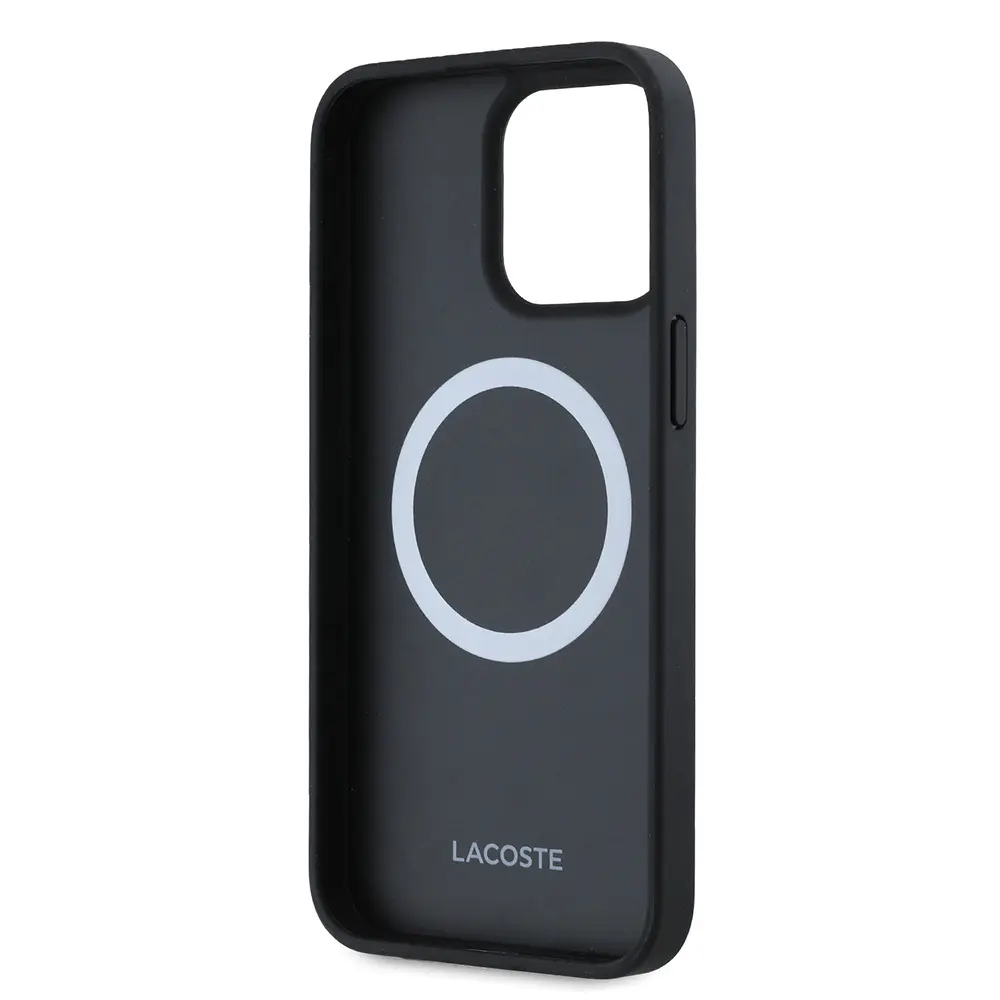 iPhone 15 Pro Max MagSafe Uyumlu Kılıf - Lacoste Mono Vintage Logo