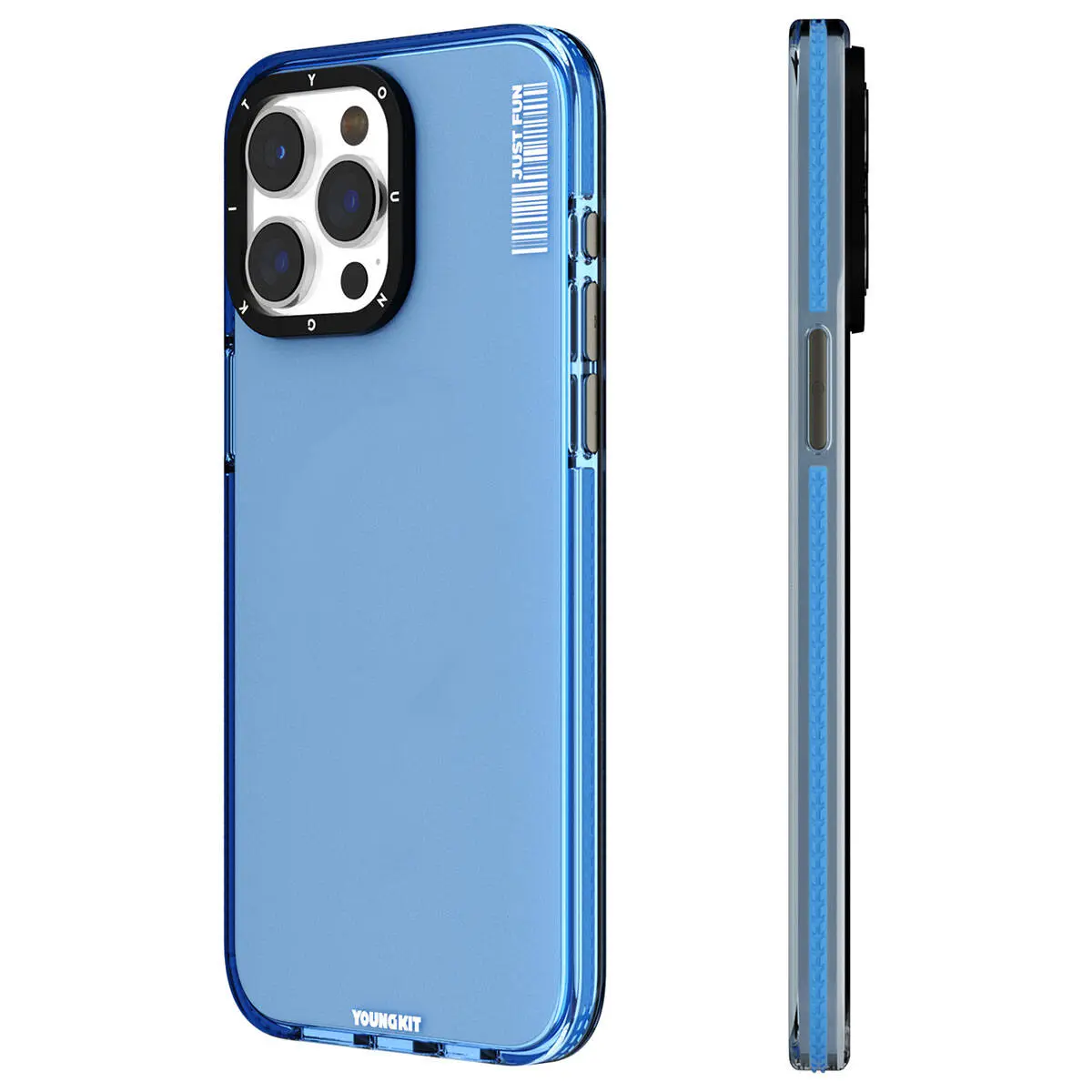 iPhone 15 Pro Max Pürüzsüz Arka Yüzey Kılıf - YoungKit Crystal Color