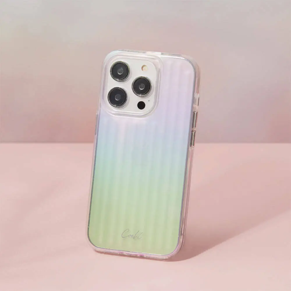iPhone 15 Pro Max Kılıf Parlayan Arka Yüzey Coehl Linear Kapak