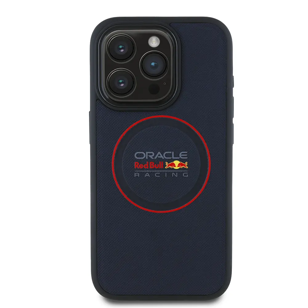 iPhone 15 Pro Max MagSafe Uyumlu PU Deri Kılıf - Redbull Lisanslı