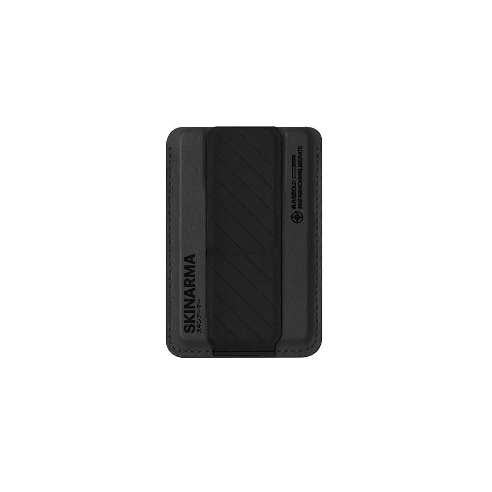 iPhone 15 Pro Max MagSafe Uyumlu Şeffaf Kılıf ve Kartlık - Skinarma Saido Kado