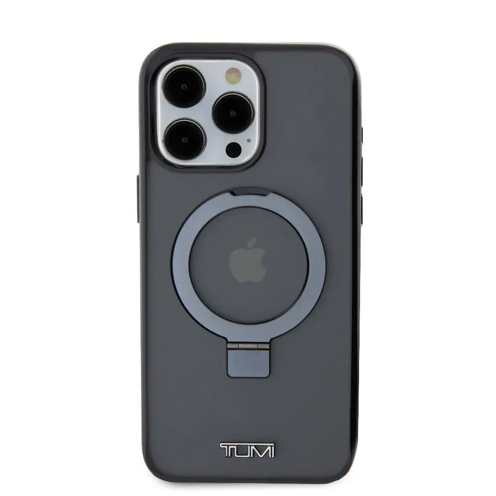 iPhone 15 Pro Max MagSafe Uyumlu Ring Standlı Kılıf - TUMI Lisanslı