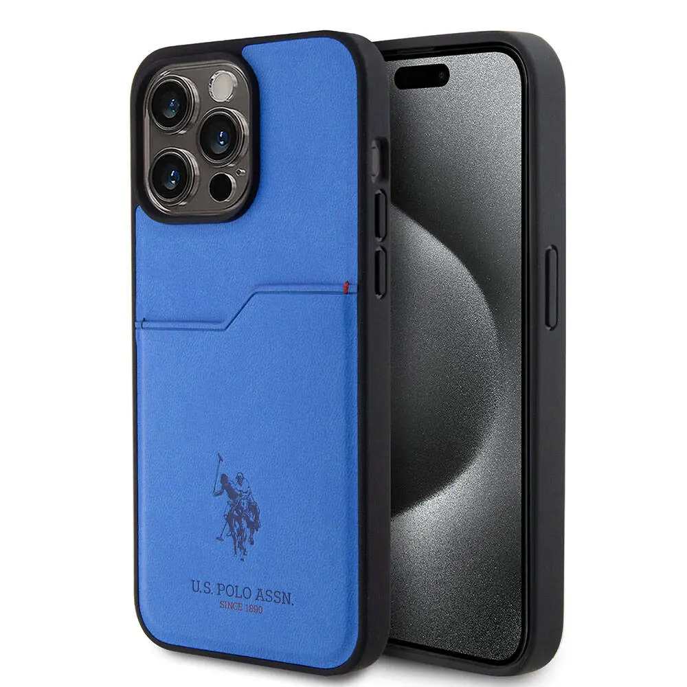 iPhone 15 Pro Max Kartlıklı PU Kılıf - U.S. Polo Assn. Lisanslı