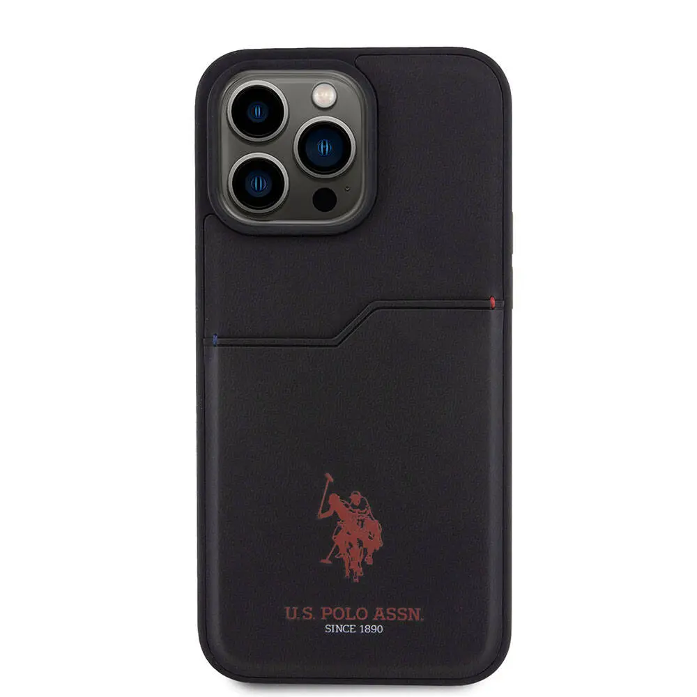 iPhone 15 Pro Max Kartlıklı PU Kılıf - U.S. Polo Assn. Lisanslı