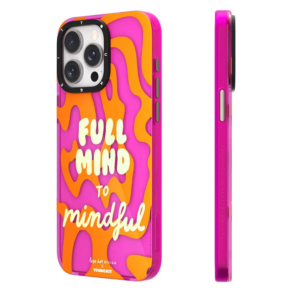 iPhone 15 Pro Max Yazı Desenli Kılıf - Youngkit Mindfulness