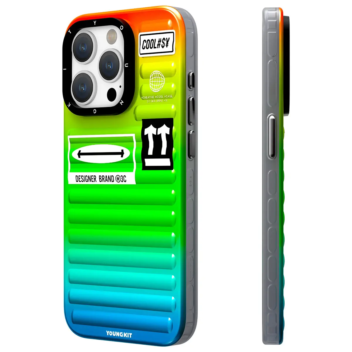 iPhone 15 Pro Max Kılıf, Renk Geçişli Tasarım - YoungKit The Secret Color