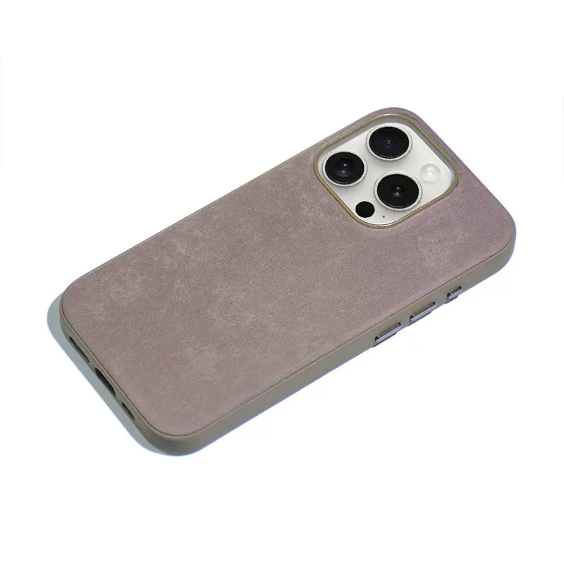 iPhone 15 Pro Max Mikro Fiber Kılıf - Zore Mimoza