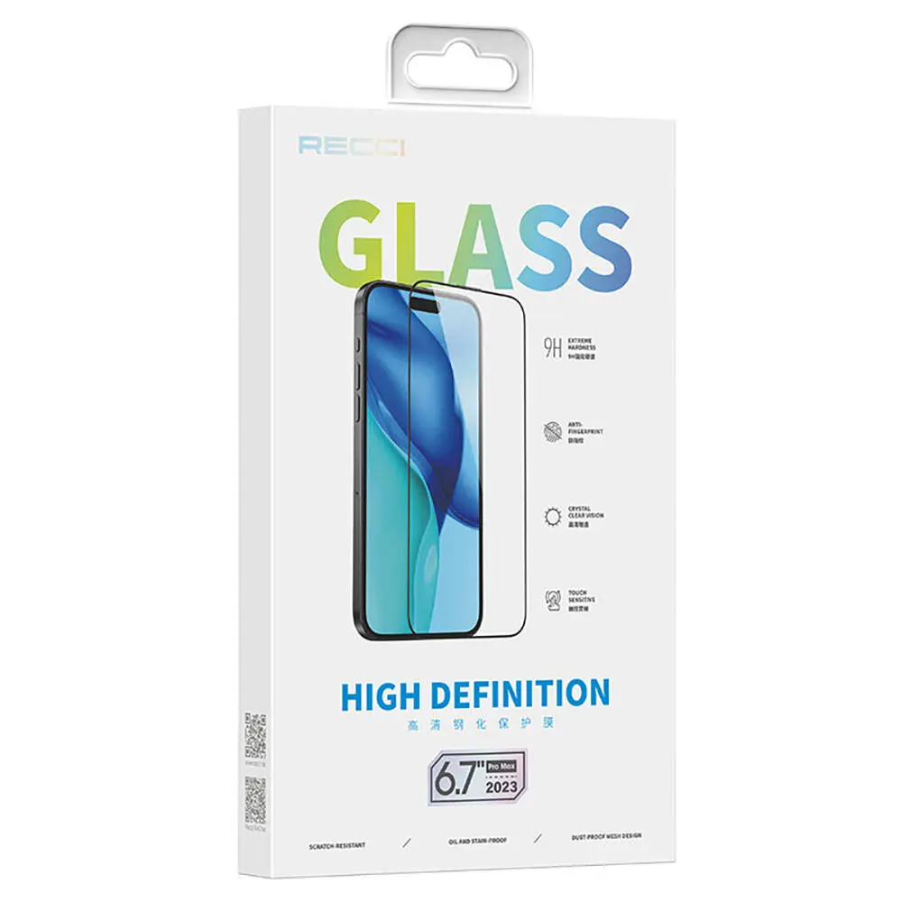 iPhone 15 Pro Max Temperli Cam Ekran Koruyucu - Recci RSP-A23HD
