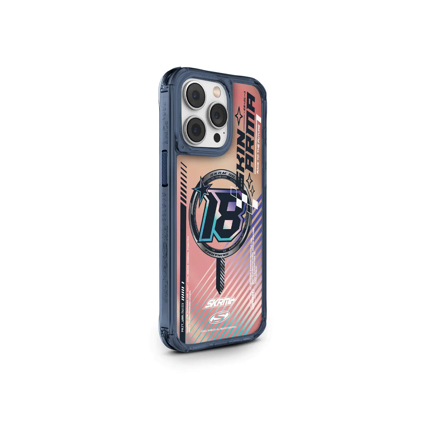 iPhone 15 Pro Max MagSafe Uyumlu Sticker Detaylı Kılıf - Skinarma Drift