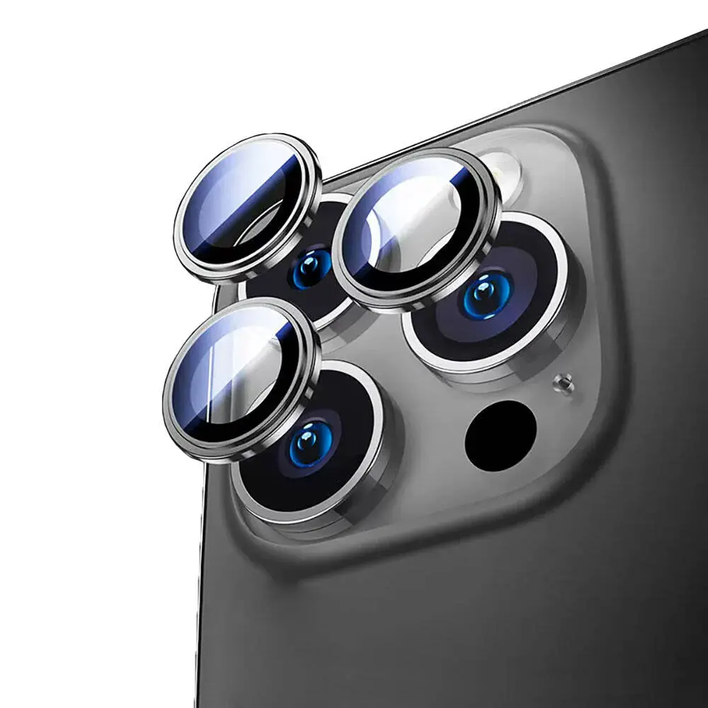 iPhone 15 Pro Max Wiwu Lens Guard Metal Kamera Lens Koruyucu