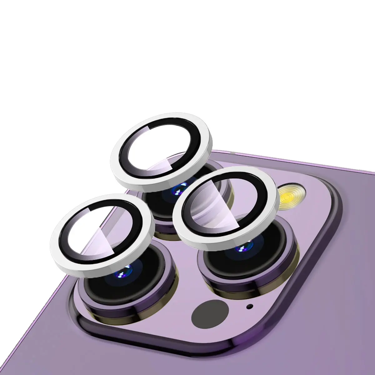 iPhone 15 Pro Max Safir Kamera Lens Koruyucu - Zore CL-12