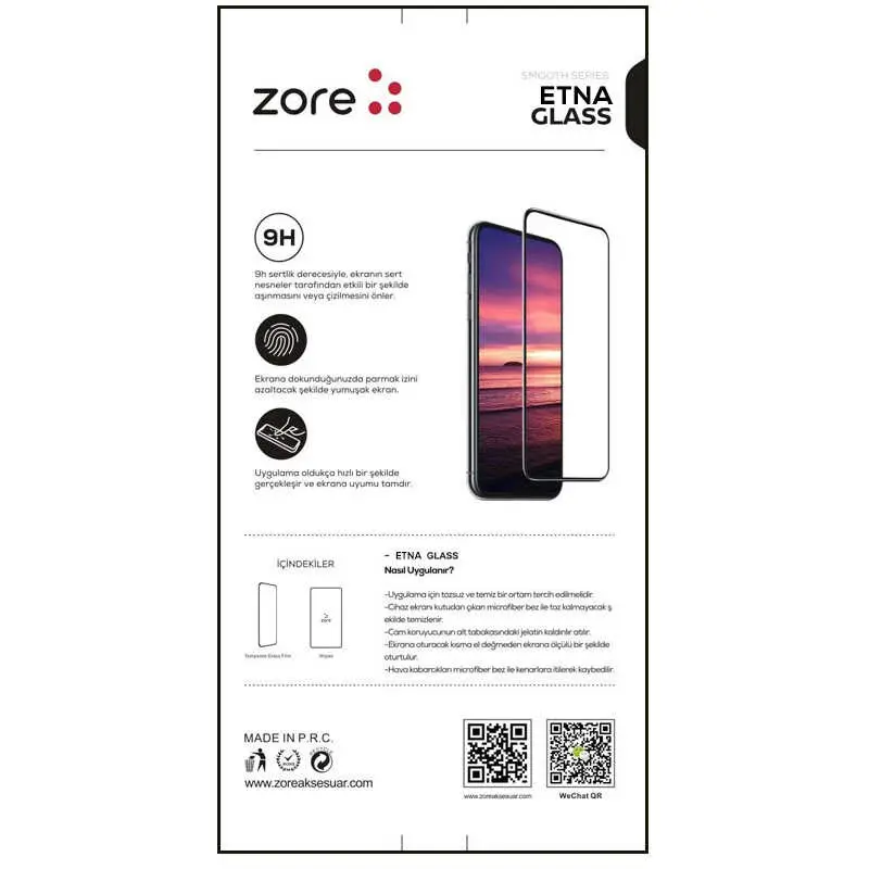 iPhone 15 Pro Max Cam Ekran Koruyucu, 9H Temperli Cam - Zore Etnaa