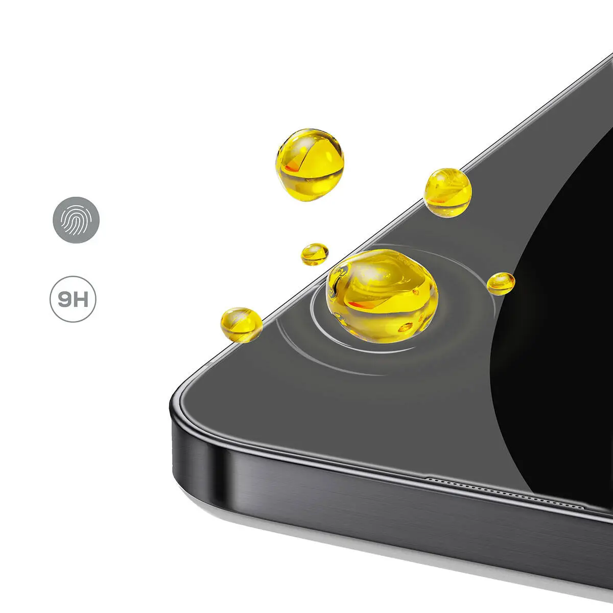iPhone 15 Pro Max Gizlilik Filtreli Temperli Cam Ekran Koruyucu - Zore Rika