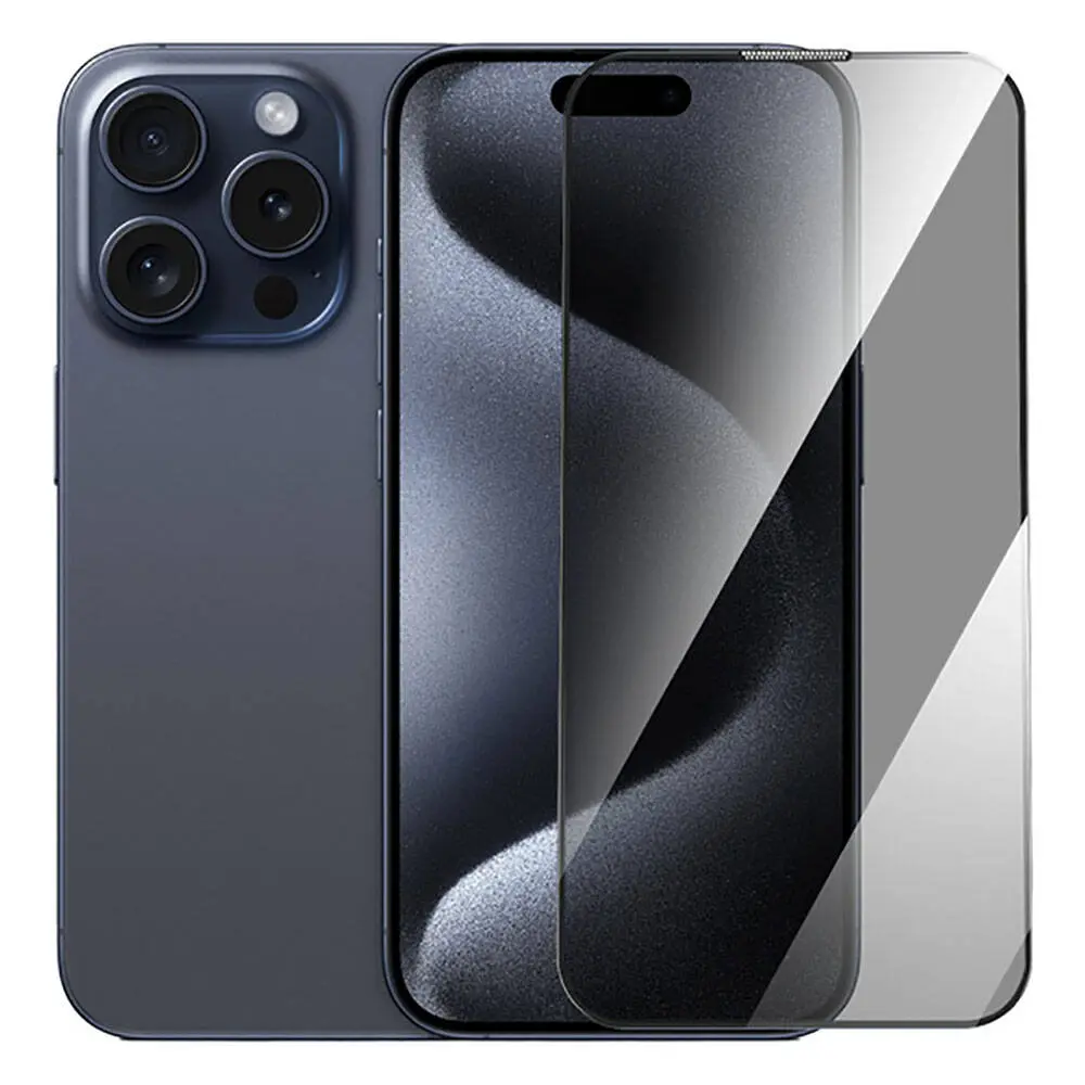 iPhone 15 Pro Temperli Privacy Cam Ekran Koruyucu - Wiwu GT-011