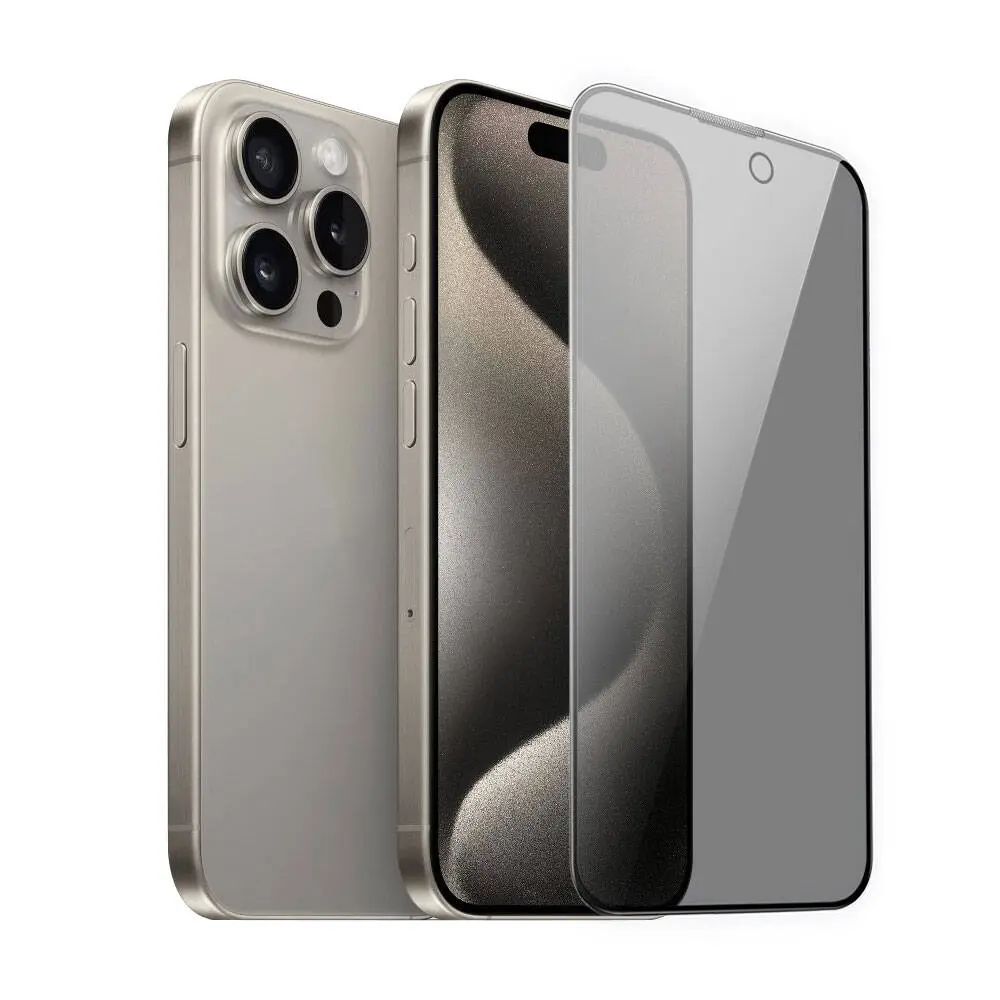 iPhone 15 Pro Wiwu iPrivacy HD Anti-Peep Ekran Koruyucu