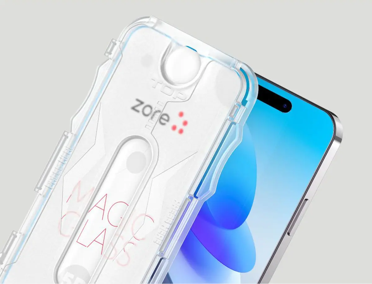 iPhone 15 Pro 5D Magic Glass Cam Ekran Koruyucu - Zore