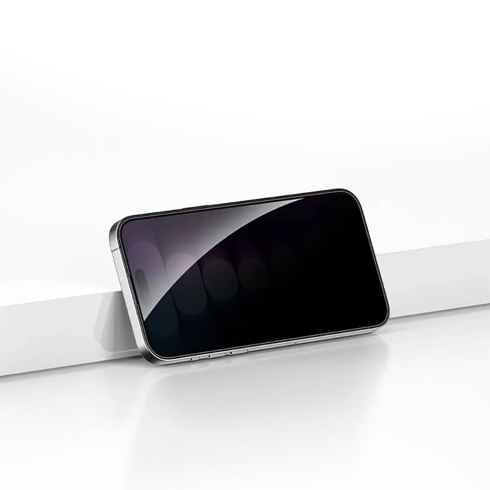 iPhone 15 Gizlilik Filtreli Temperli Cam Ekran Koruyucu - Recci RSP-A16AP