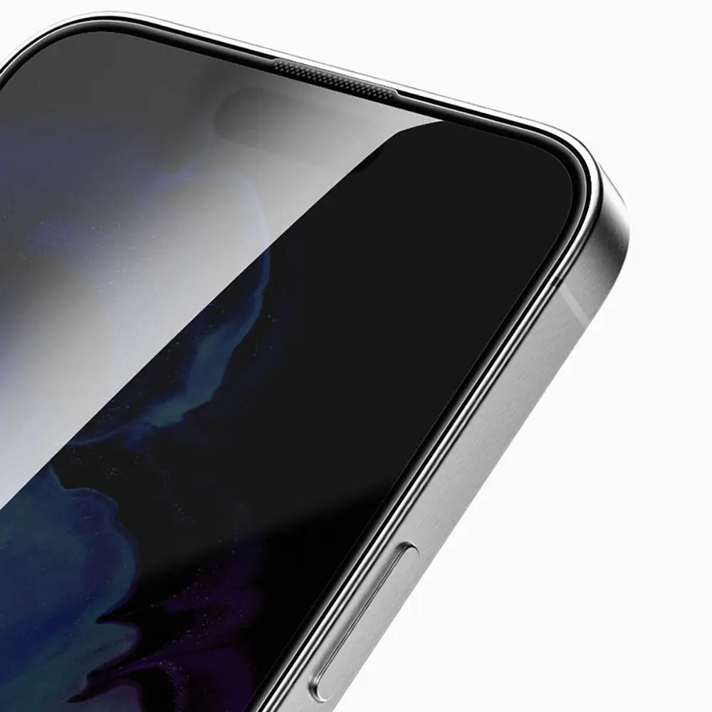 iPhone 15 Gizlilik Filtreli Temperli Cam Ekran Koruyucu - Recci RSP-A16AP