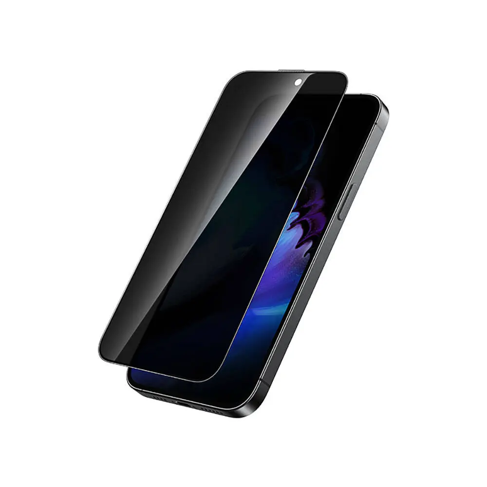 iPhone 15 Gizlilik Filtreli Temperli Cam Ekran Koruyucu - Recci RSP-A16AP