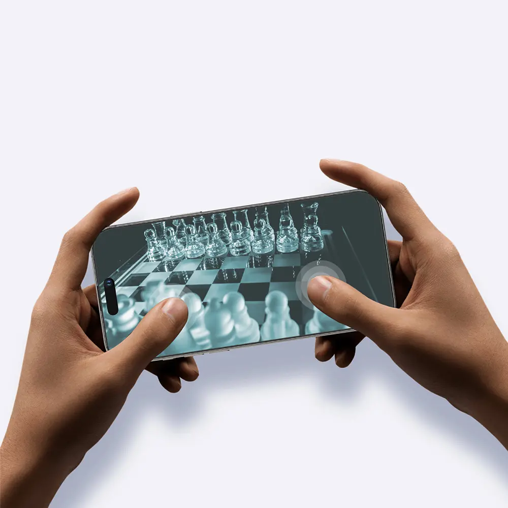 iPhone 16 Mat Parmak İzi Bırakmayan Temperli Cam Ekran Koruyucu - Amazingthing Radix