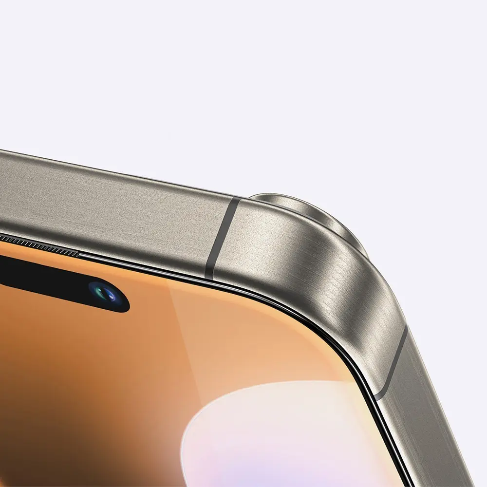 iPhone 16 Temperli Cam Ekran Koruyucu, Parmak İzi Bırakmayan - Amazingthing Titan Max