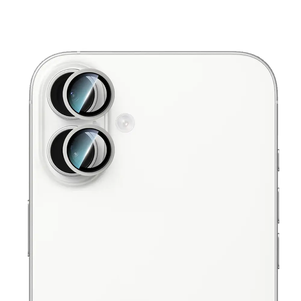 iPhone 16 Alloy Two-Color Serisi Kamera Lens Koruyucu - CaseWorld