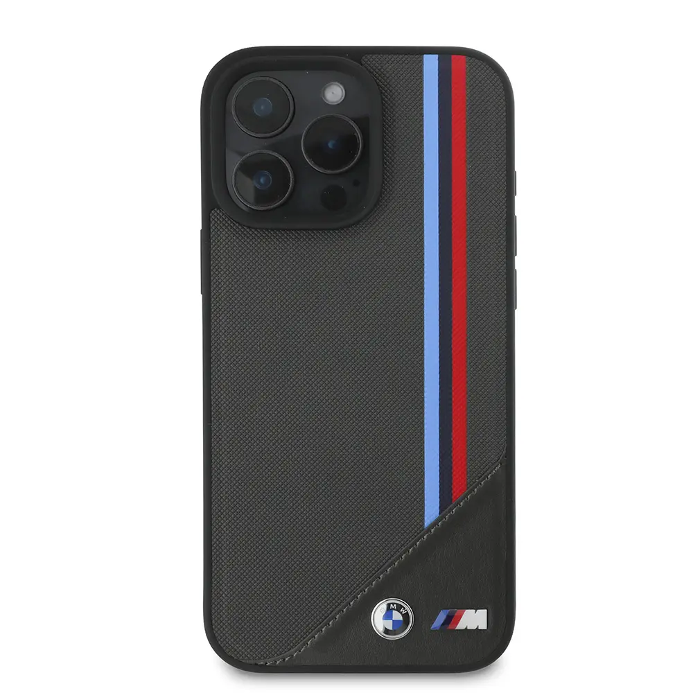 iPhone 16 MagSafe Uyumlu Lisanslı Kılıf - BMW M Tricolor Çizgili