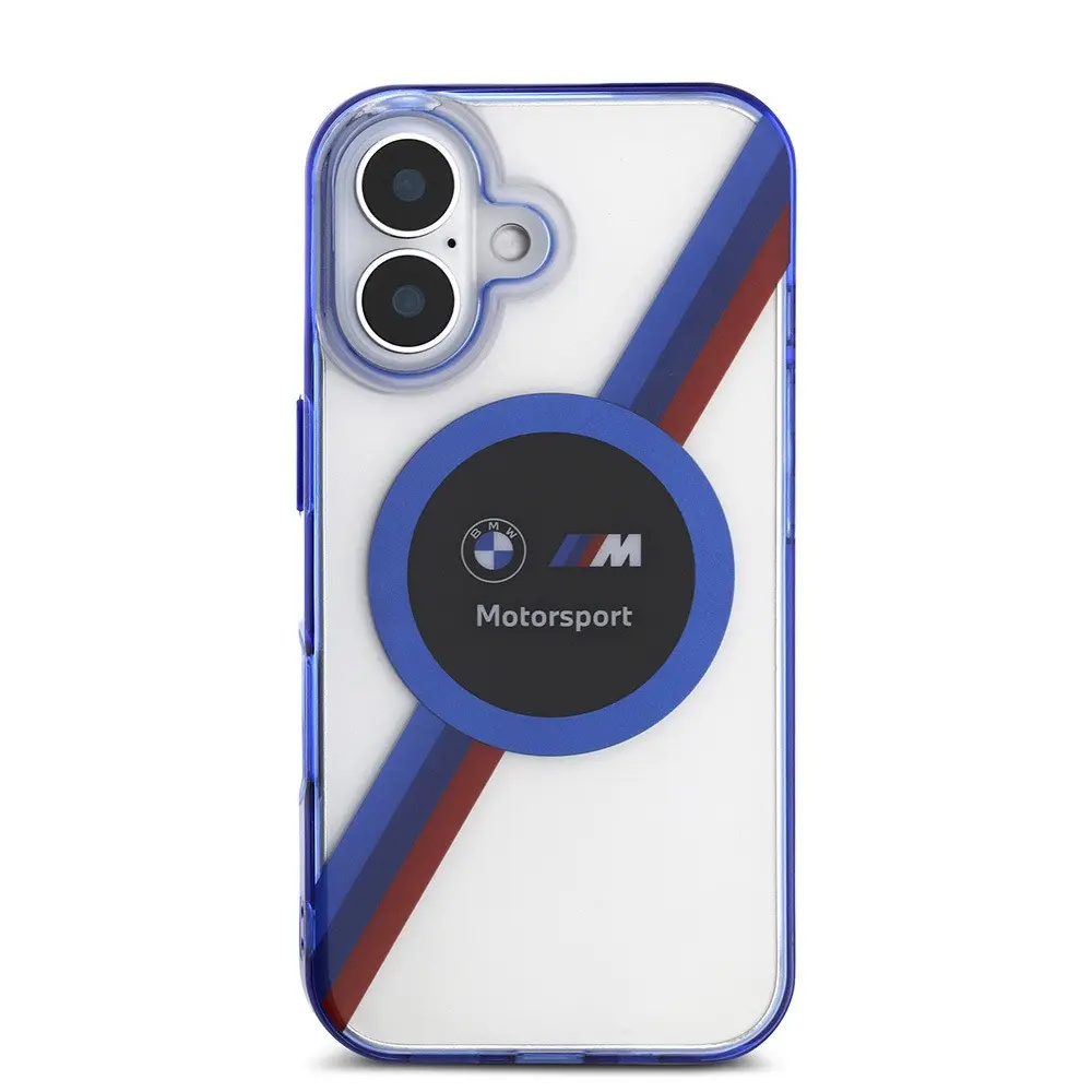 iPhone 16 MagSafe Uyumlu Şeffaf Kılıf - BMW Motorsport Circle