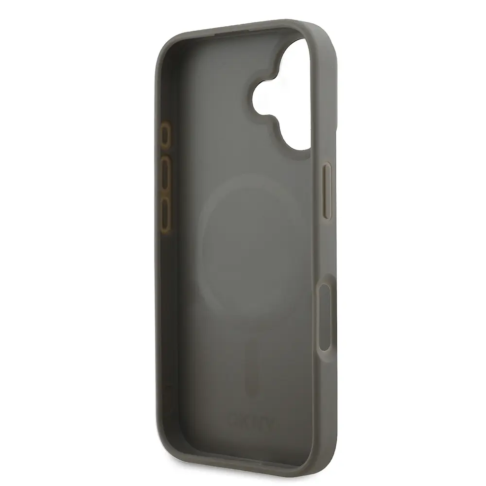 iPhone 16 MagSafe Uyumlu 3D Checkered Desenli Kılıf - DKNY