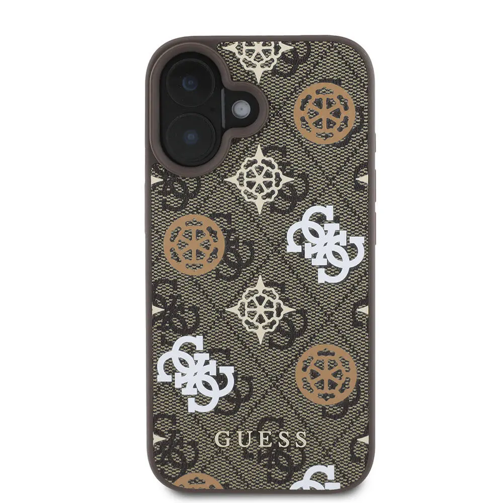 iPhone 16 MagSafe Uyumlu 4G Desenli Kılıf - Guess Peony