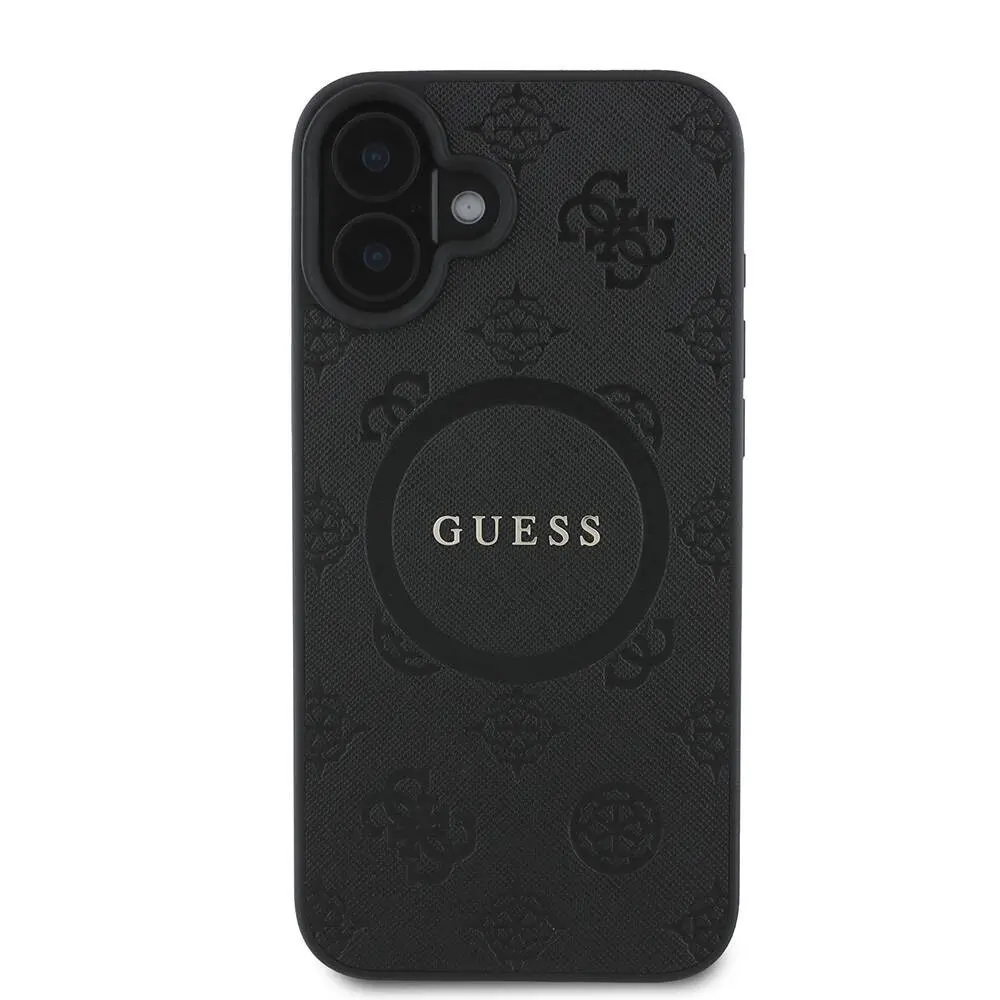 iPhone 16 MagSafe Uyumlu Saffiano Kılıf - Guess Peony
