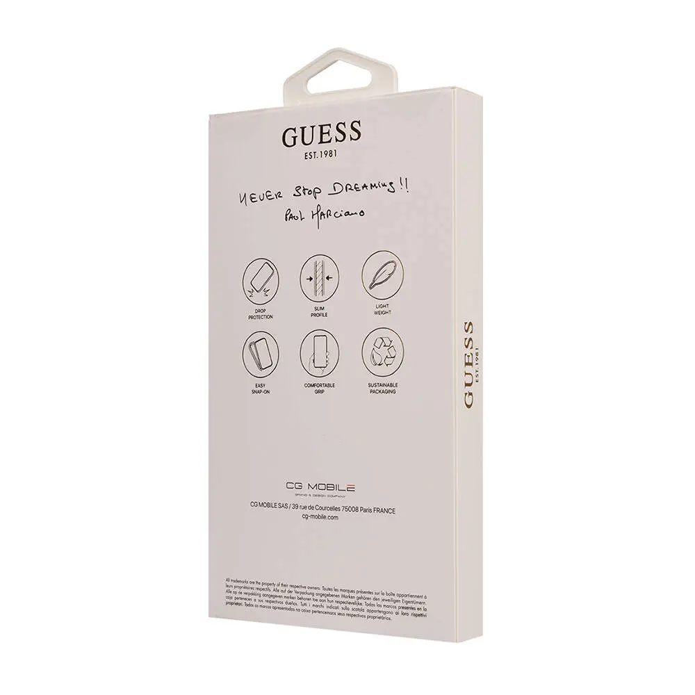 iPhone 16 MagSafe Uyumlu Lisanslı Kılıf - Guess Small 4G Classic