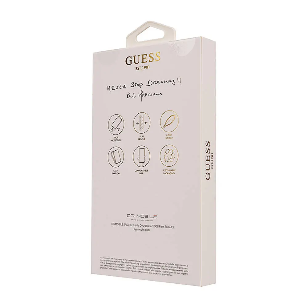 iPhone 16 Kılıf Guess Big Love Lisanslı Kapak - Siyah