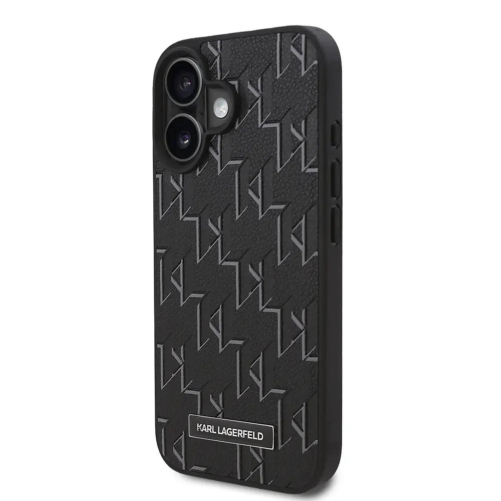 iPhone 16 MagSafe Uyumlu Kılıf - Karl Lagerfeld KL Hot Stamp