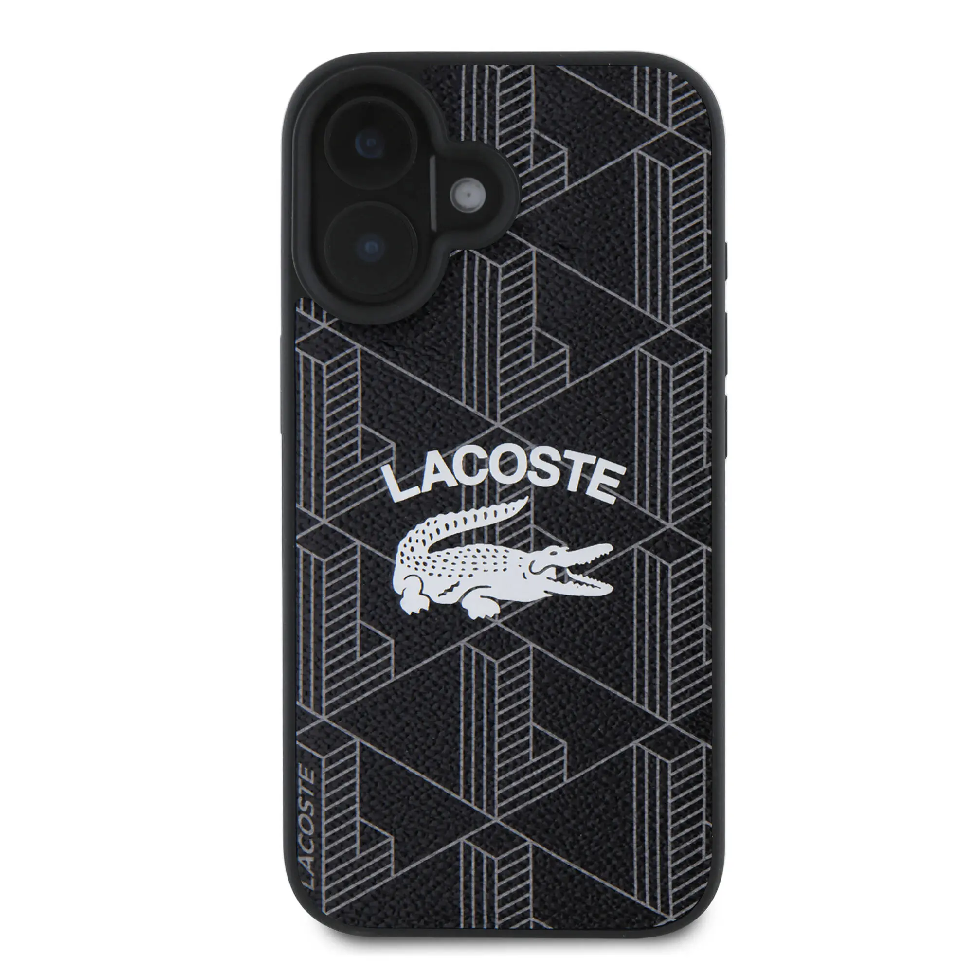 iPhone 16 MagSafe Uyumlu Lacoste Lisanslı Kılıf - Mono Vintage Logo