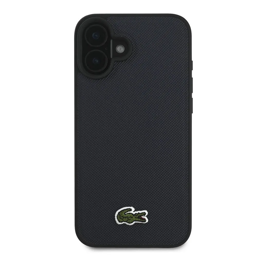 iPhone 16 PU Pike Desenli Lisanslı Kılıf - Lacoste