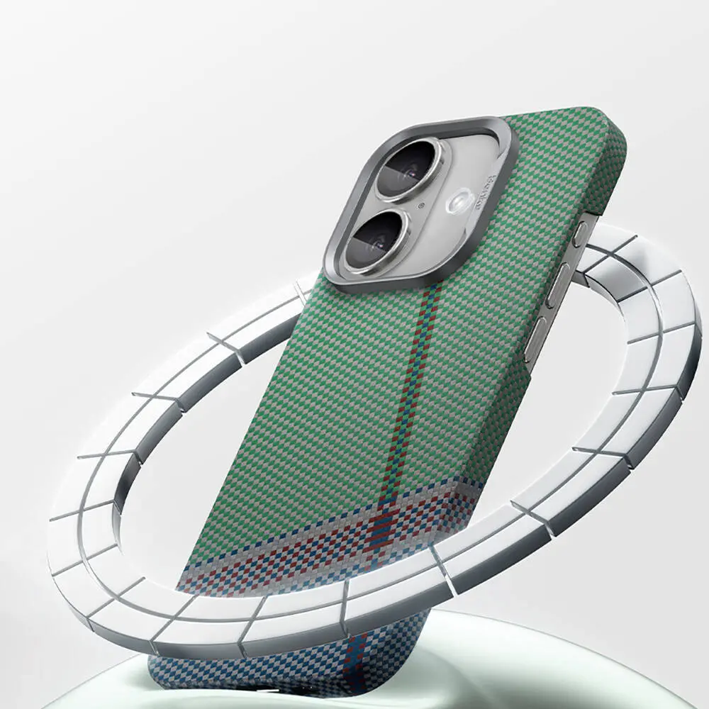 iPhone 16 MagSafe Uyumlu Kevlar Kılıf - Benks Passion Green ArmorAir