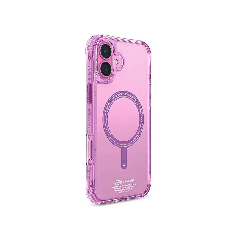 iPhone 16 MagSafe Uyumlu Şeffaf Kılıf - Skinarma Saido