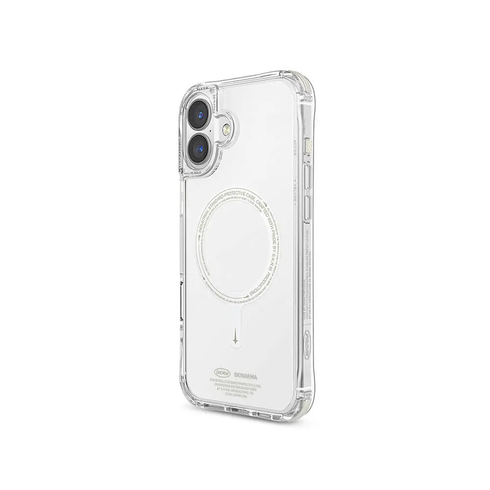 iPhone 16 MagSafe Uyumlu Şeffaf Kılıf - Skinarma Saido Nightglow