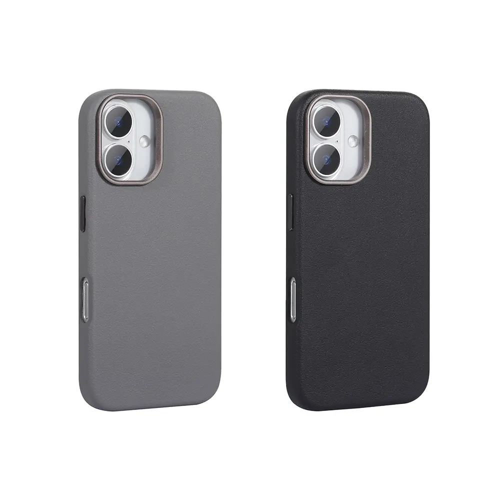 iPhone 16 MagSafe Uyumlu PU Deri Kılıf - Zore Adora