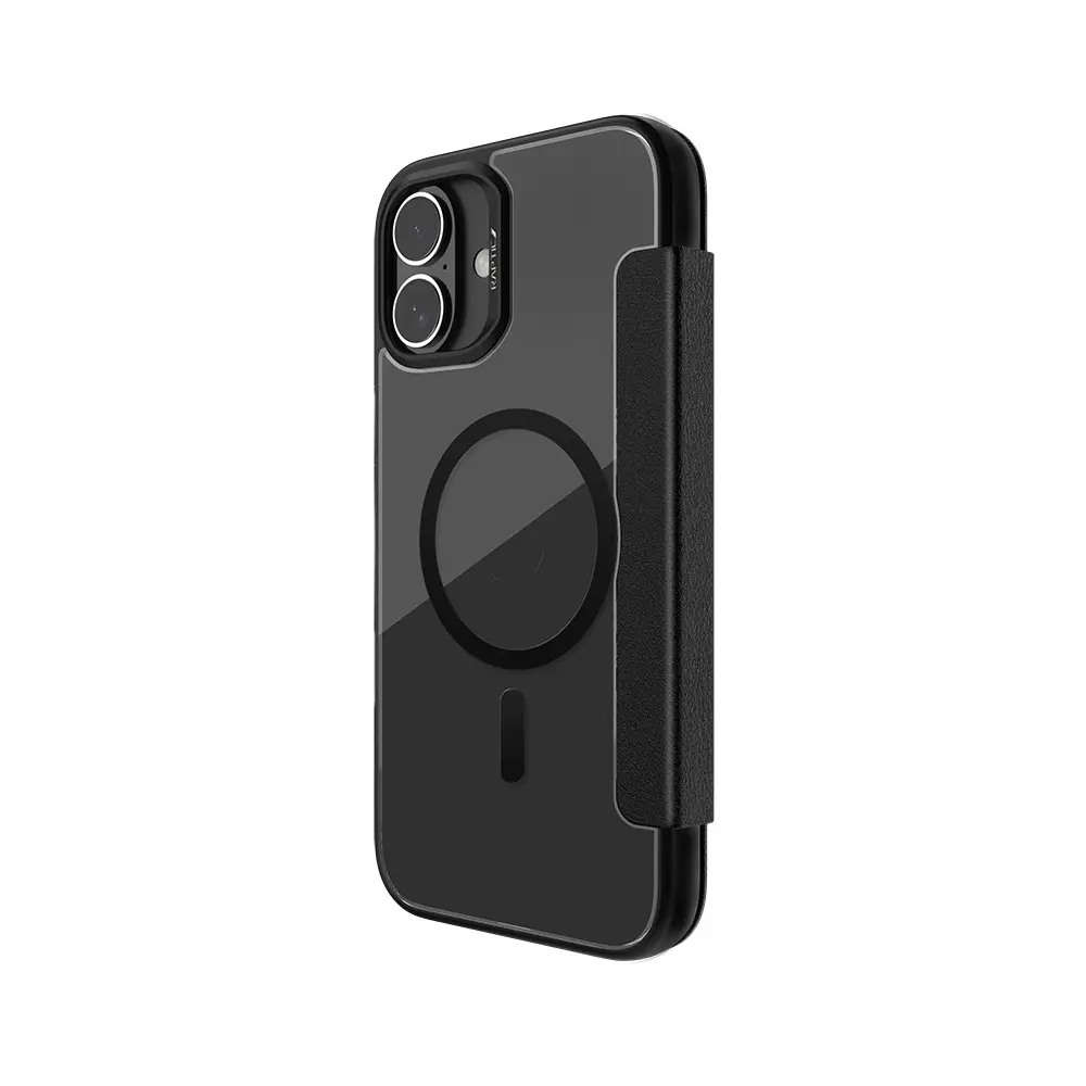 iPhone 16 MagSafe Uyumlu Kartlıklı Şeffaf Kılıf - Raptic Urban Folio