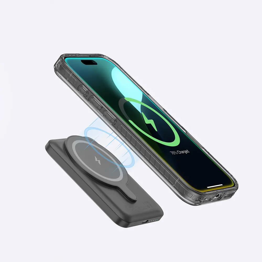 iPhone 16 MagSafe Uyumlu Yüzük Standlı Şeffaf Kılıf - Amazingthing Titan Pro