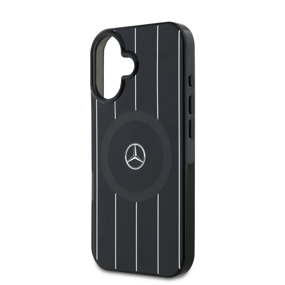 iPhone 16 MagSafe Uyumlu Çift Katmanlı Kılıf - Mercedes Benz Lisanslı