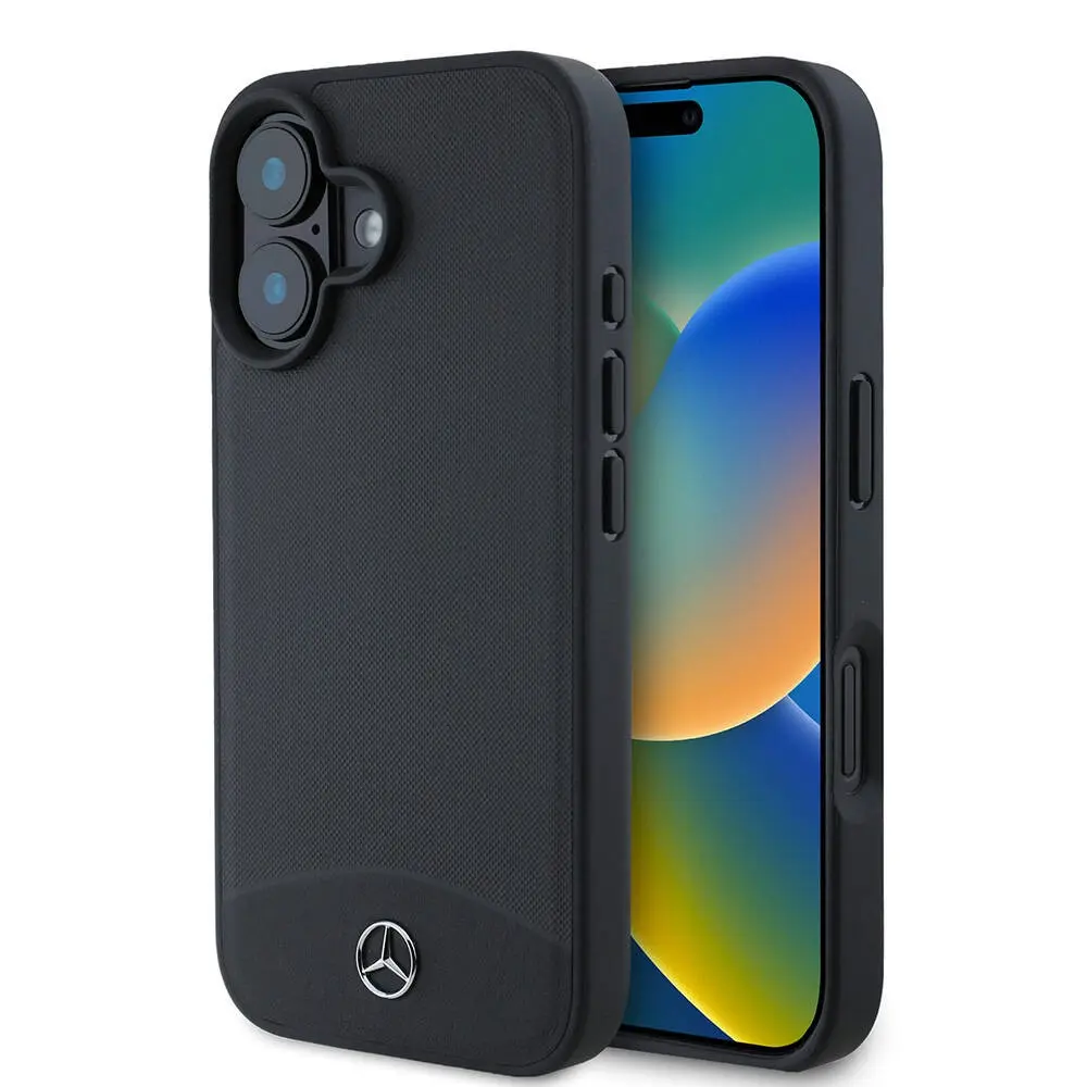 iPhone 16 MagSafe Uyumlu Deri Kılıf - Mercedes Benz Lisanslı