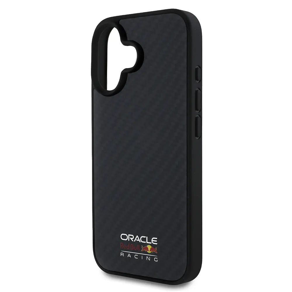iPhone 16 MagSafe Uyumlu Karbon Fiber Tasarımlı Kılıf - Redbull Lisanslı