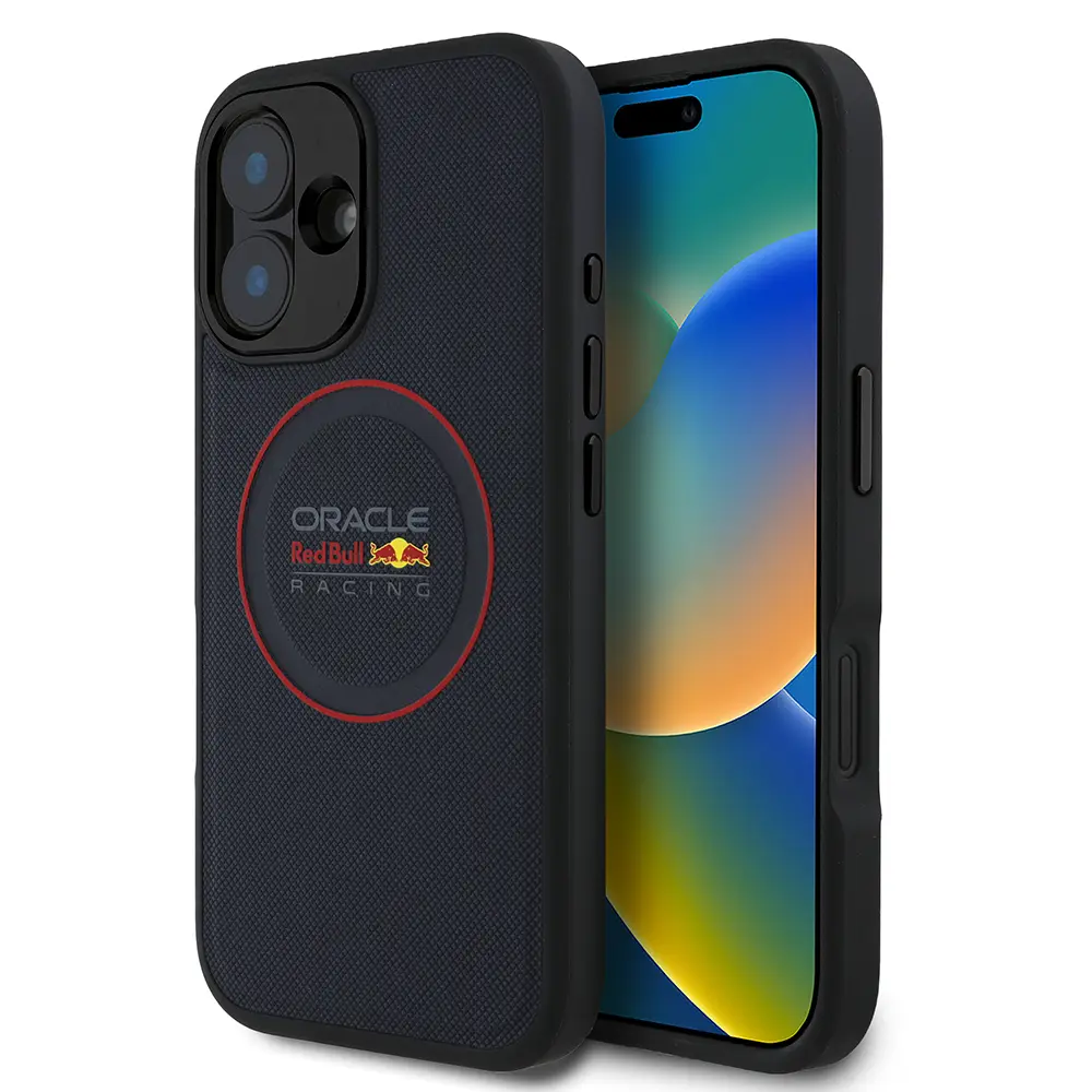 iPhone 16 MagSafe Uyumlu PU Deri Kılıf - Redbull Lisanslı