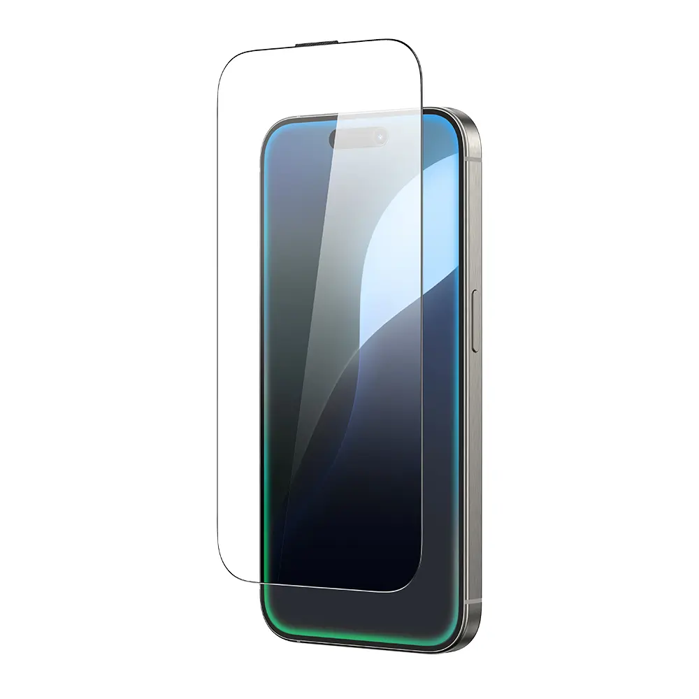 iPhone 16 Plus Parmak İzi Bırakmayan Temperli Cam Ekran Koruyucu - Amazingthing Titan