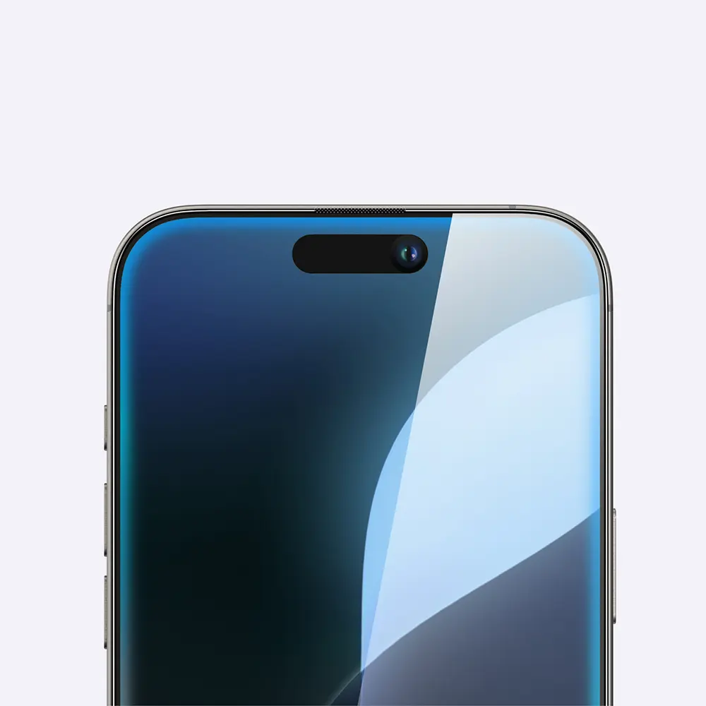 iPhone 16 Plus Parmak İzi Bırakmayan Temperli Cam Ekran Koruyucu - Amazingthing Titan